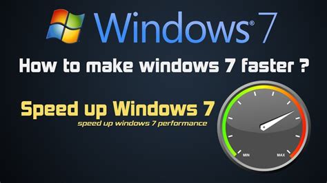 How To Speed Up Windows 7 Make Faster And Smoother Tamiltechhack