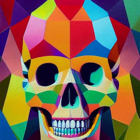 Stable Diffusion Prompt Skull Oil Painting By Okuda San Prompthero