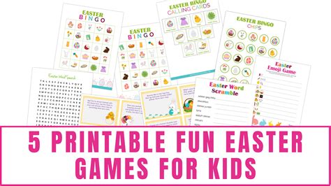 5 Printable Fun Easter Games For Kids Freebie Finding Mom