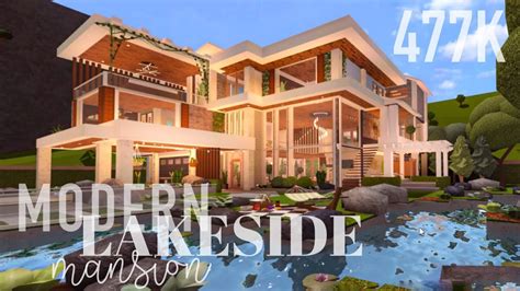 Modern Lakeside Mansion Welcome To Bloxburg YouTube