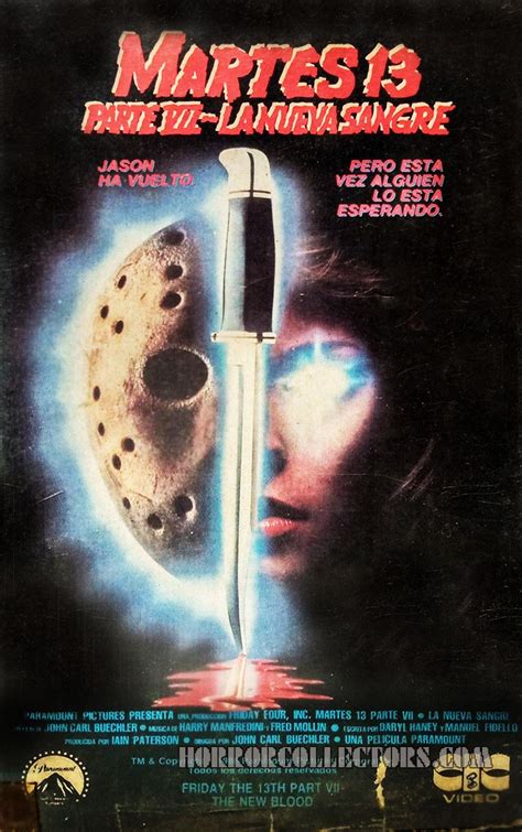 Friday The 13th Part Vii The New Blood Argentina Cic Video Horror