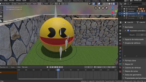 Introducción Creando Y Animando A Pacman Blender 280 Youtube