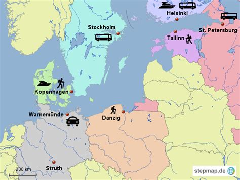 Stepmap Ostseekreuzfahrt01 Landkarte Für Europa