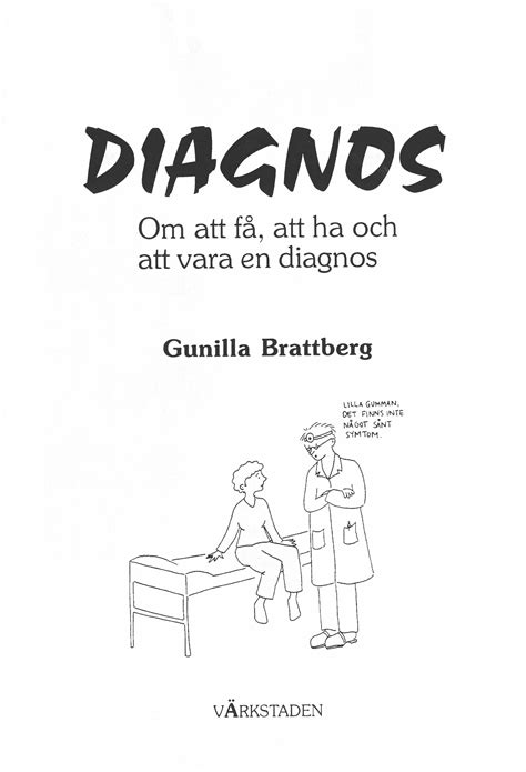 Diagnos VÄrkstadsbokhandeln Webbmaster Gunilla Brattberg