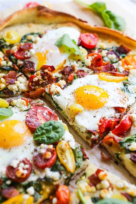 Healthy Breakfast Pizza Recipe Done In 20 Pip And Ebby