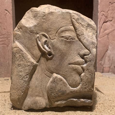 Egyptian Art Sculpture Akhenaten Relief Carving Replica Ancient Egypt 18th Dynasty