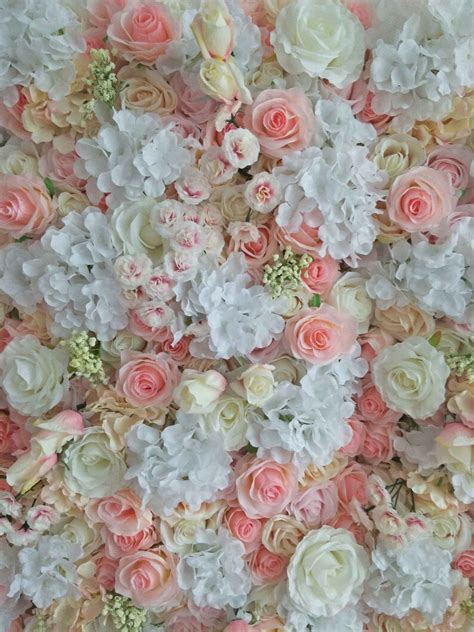 Flower Wall Backdrop For Wedding Arrangement Rose Artificial Etsy