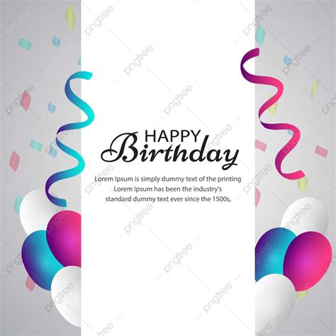 Happy Birthday Illustration Vector Art Png Happy Birthday Celebration