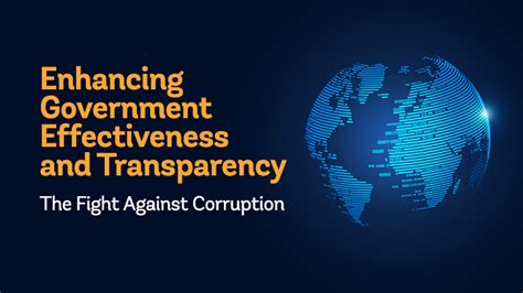 Enhancing Government Effectiveness And Transparency The Fight Against Corruption Supreme