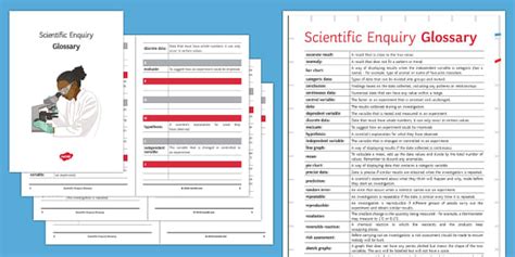 Scientific Enquiry Glossary Ks3 Science Beyond Secondary