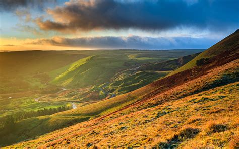 Sunset Road Hills Wallpaper Hd Nature 4k Wallpapers I