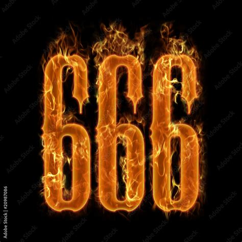 Devils Number 666 Stock Illustration Adobe Stock
