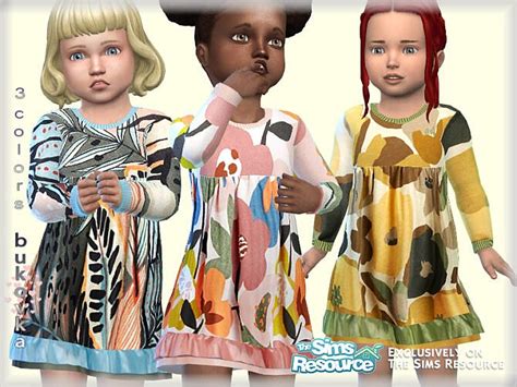 Dress Toddler By Bukovka At Tsr Sims 4 Updates