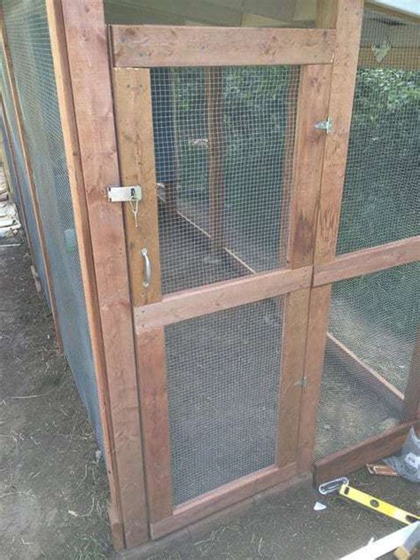 A main door to access the coop and a small chicken door are the only doors really needed. Backyard Chicken Coop DIY Inspiration with Over 50 Photos