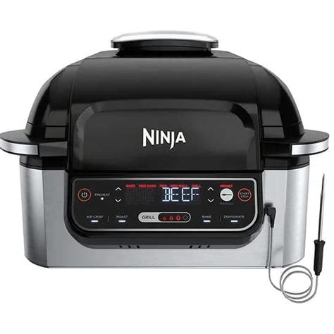 Restored Ninja Foodi 5 In 1 4 Qt Air Fryer Dehydrate Indoor Electric Grill Refurbished