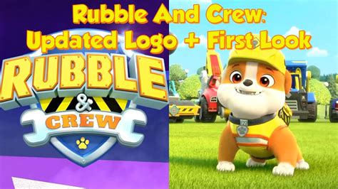 Rubble And Crew Official Logo First Look Breakdown Youtube