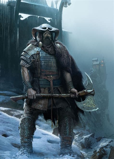 Male Nord Poster Picture Metal Print Paint By The Elder Scrolls