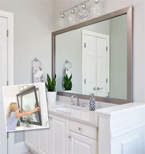 20 Beautiful Stick On Frames For Bathroom Mirrors Ideas Sweetyhomee