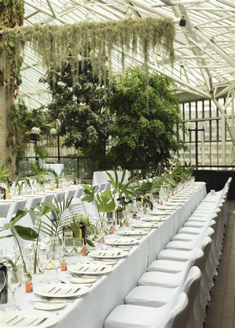Tim graham getty images 21 of 130 Barbican wedding plant installation. London Wedding Venue, Barbican Conservatory. Photography ...