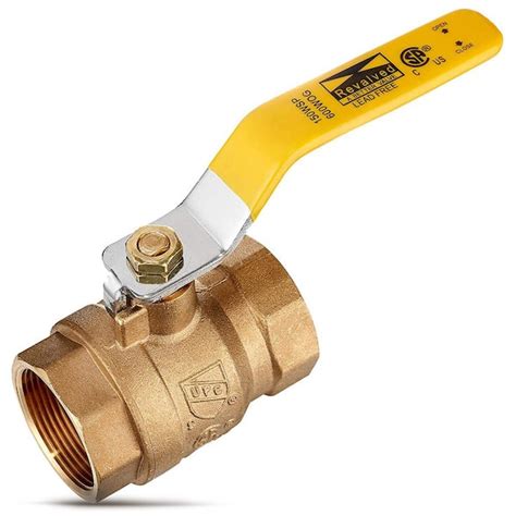 Revalved 3 4 In Fpt Full Port Brass Ball Valve Bv 34inch 1pk The Home Depot