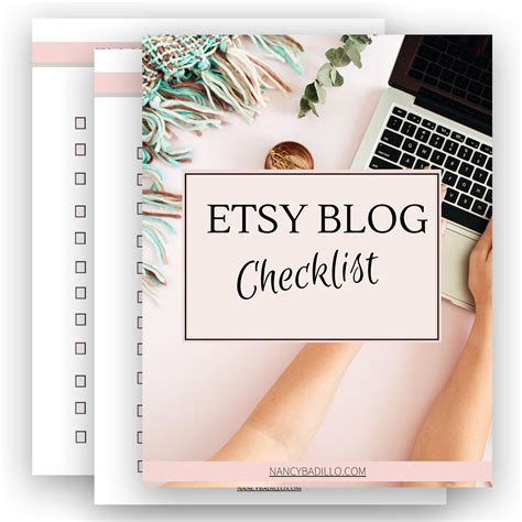 Etsy Blog Checklist Nancy Badillo