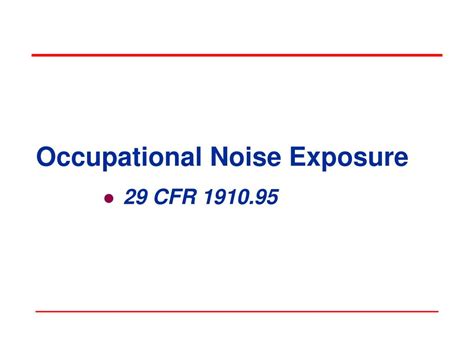 Ppt Occupational Noise Exposure Powerpoint Presentation Free