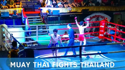 Muay Thai Fights Thailand Thaphae Stadium Chiang Mai Youtube