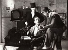 Leslie Howard, Humphrey Bogart and director Tay Garnett on the set of ...