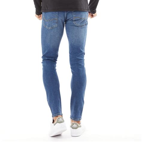 Køb Jack And Jones Herre Liam Original 203 Jeans Med Lige Ben Blå