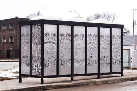 Mcts Bus Shelters Get Design Makeover To Celebrate Historic Highway 41
