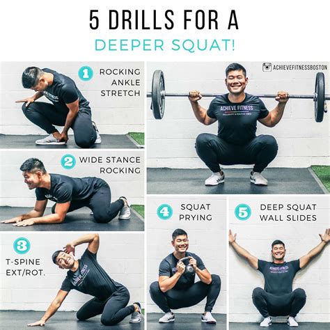 5 Drills For A Deeper Squat Whats Up Achievers Jasonlpak Here