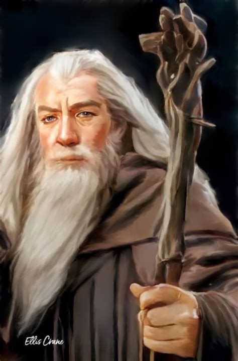 Ian Mckellen As Gandalf The Grey By Ellisc50 On Deviantart