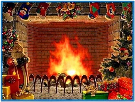 Animated Christmas Fireplace Screensavers Download Screensaversbiz