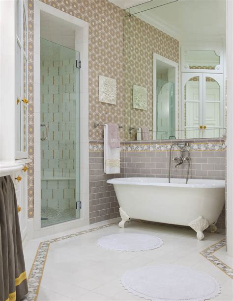 30 Great Pictures And Ideas Of Old Fashioned Bathroom Tile Designes