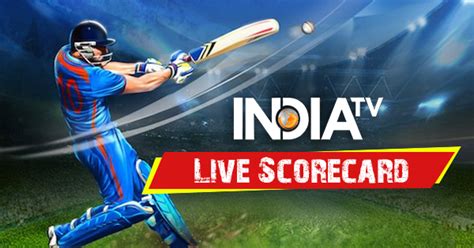 Live Cricket Score India Vs Sri Lanka Live Scorecard India Tv