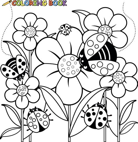 Desene De Colorat Cu Floricele Imagini De Colorat Desene Imagini De Images And Photos Finder