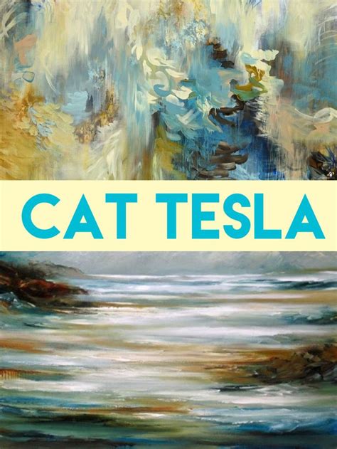 Cat Tesla Artist Illustration Amazing Art