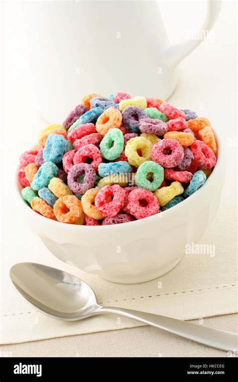 Delicious And Nutritious Fruit Cereal Loops Flavorful Healthy And