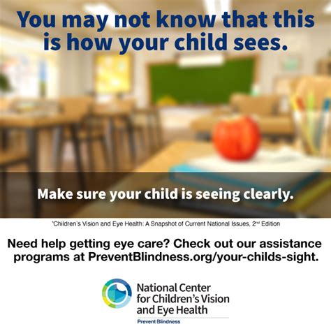 Prevent Blindness Declares August As Childrens Eye Health And Safety