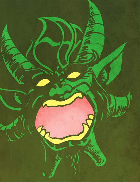 Another Green Devil Face By Mrdestructicity On Deviantart