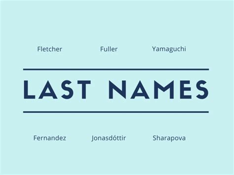 Last Name Origins