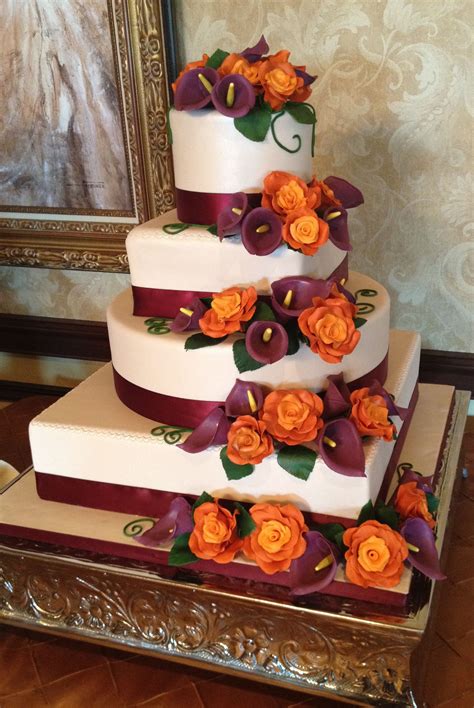 Burnt Orange Wedding Cake A Delicious And Beautiful Choice For Your