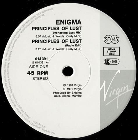 Melomania Original Rare 5 7 12 Lps Cds Enigma Principles