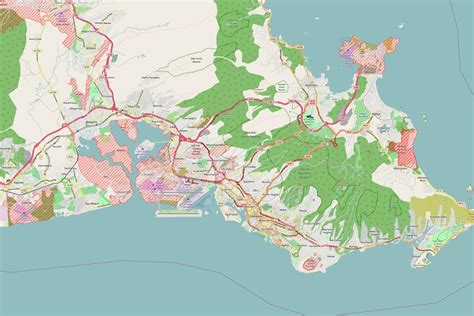 Honolulu Map Printable