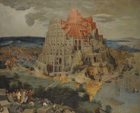 世界のタグ名画 The Tower of Babel ピーテルブリューゲル