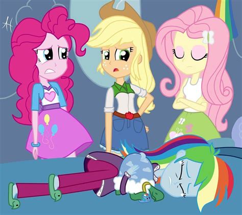 Rainbow Dash Crying Scene 💕 Mlp Equestriagirls Applejack Raritymlp
