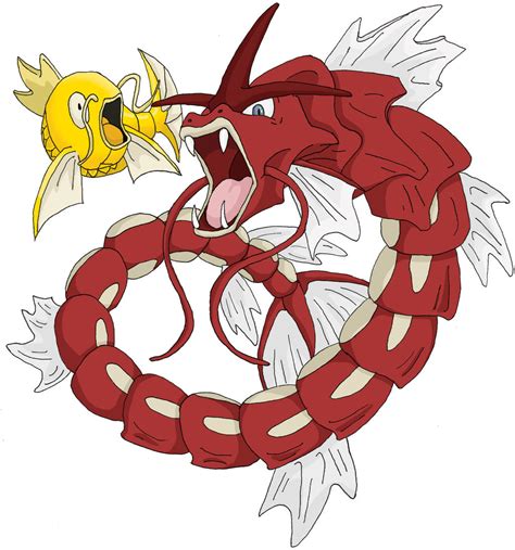 Shiny Magikarp And Gyrados By Synyster Gates A7x On Deviantart
