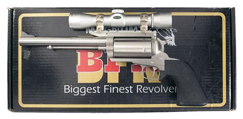 Magnum Research Bfr Single Action Revolver With Scope In 45 70 Caliber