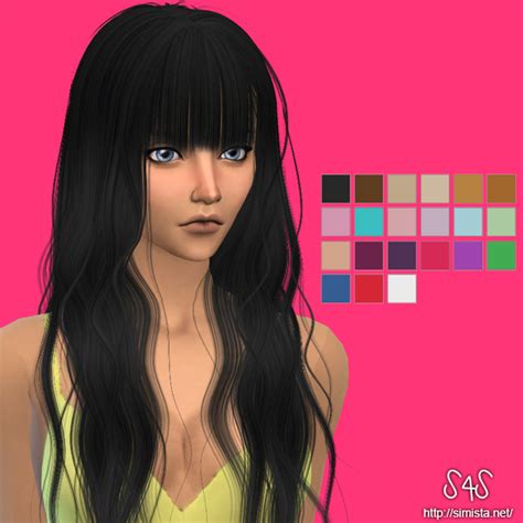 Simista May F Hairstyle Retextured Sims Hairs Hot Sex Picture