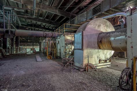 Inside A Large Abandoned Industrial Factory In Ontario Canada Oc